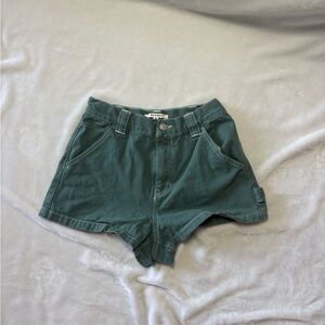 PacSun Teal Green High Waist Women's Shorts